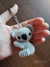 koala all' uncinetto portachiavi 