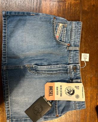 minigonna diesel in denim
