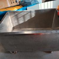 vasca in acciaio inox per alimentari