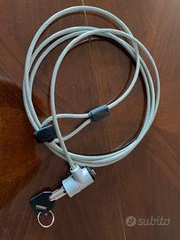 cavo antifurto per pc portatile