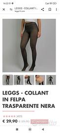 2 collant felpati Leggs