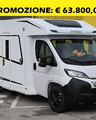 Etrusco T 7.4 QBC, letto centrale e basculante