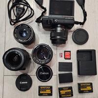 canon M200 obbiettivi canon mirrorless