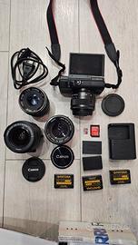 canon M200 obbiettivi canon mirrorless