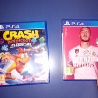 PS4 Crash Bandicoot 4 + FIFA 20 (come nuovi)