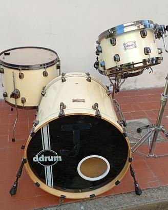 Batteria DDrum 4 fusti White Sparkle