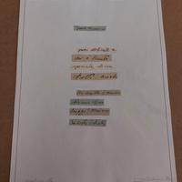 STELIO MARIA MARTINI 1984 collage Poesia Visiva