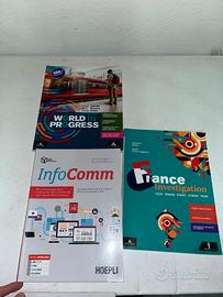 set 3 libri scolastici
