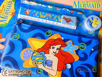 VINTAGE 1990 DISNEY Ariel Sirenetta Astuccio NUOVO
