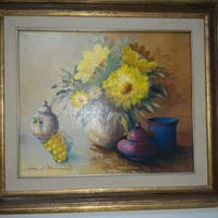 Quadro ROBERTO ZACCARDELLI Natura Morta Originale 