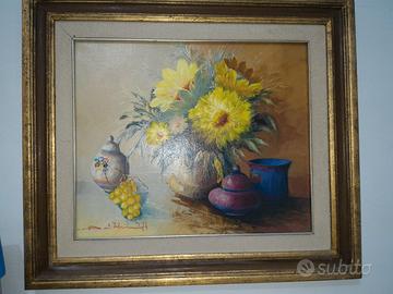 Quadro ROBERTO ZACCARDELLI Natura Morta Originale 
