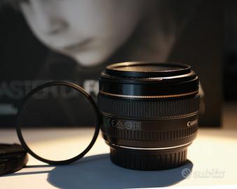 obiettivo Canon 50 mm fisso