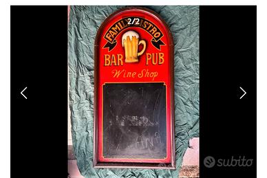 Lavagna legno arredo