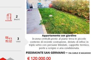Appartamento con giardino