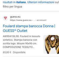 Foulard Guess