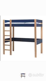 LETTO A CASTELLO IKEA ROBIN BLU