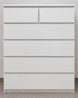 CASSETTIERA IKEA MALM 6 CASSETTI BIANCA