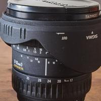 obiettivo Sigma attacco Nikon 17-35 D Aspherical 