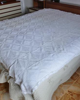 Coperta uncinetto fatta a mano singola trasformabi