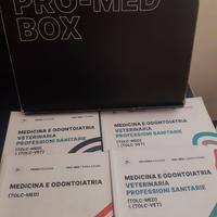 Pro Med Box manuali test di ammissione a medicina