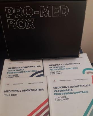 Pro Med Box manuali test di ammissione a medicina