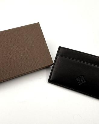 Porta Carte Patek Philippe Originale Pelle Nera