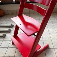 Sedia seggiolone STOKKE Rossa