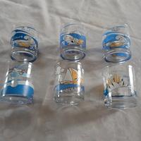 6 Bicchieri vetro Lindt