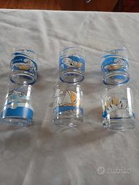 6 Bicchieri vetro Lindt