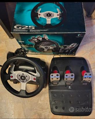 Volante LOGITECH G25 Volante e Pedaliera 