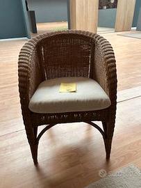 poltroncine in midollino