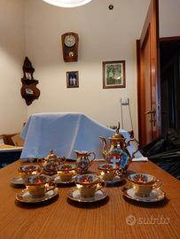 Servizio da 6 per caffè in oro zecchino