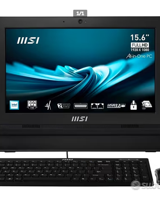 MSI PC AIO 15,6" TOUCH INTEL N100 2GB 128GB SSD