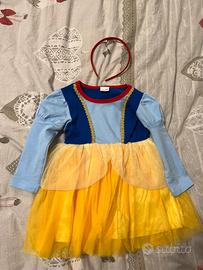 Vestito carnevale biancaneve
