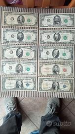 Banconote vecchi dollari USA