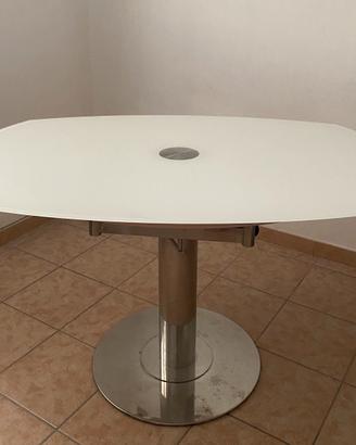 Tavolo allungabile base acciaio - design elegante