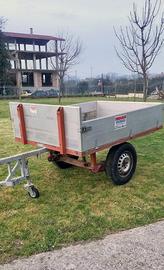 Carrello Trainato Per Motozappa Motocoltivatore