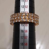 anello bigiotteria color oro 