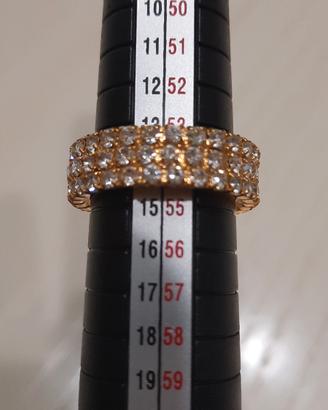 anello bigiotteria color oro 