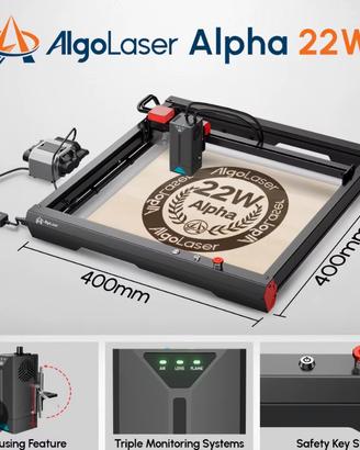 Incisore laser Algolaser alpha 22W