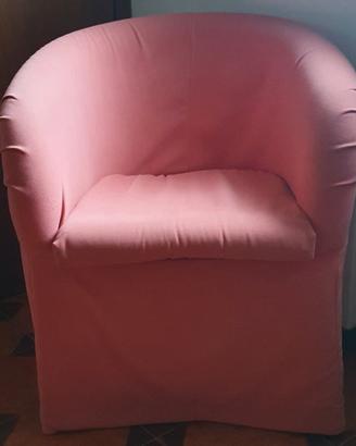 poltrona rosa