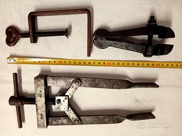 VECCHIA MORSA MORSETTO MORSETTA STRETTA PINZA