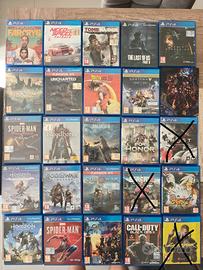 Lotto 22 giochi ps4