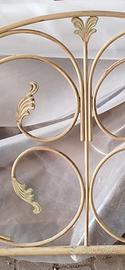 Letto in ferro battuto decapato - stile vintage