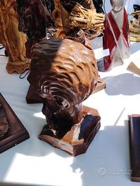busto in legno 