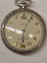 Waltham da tasca simboli massonici
