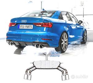 SILENZIATORE DI SCARICO PER AUDI A3 SEDAN 13-20 LO
