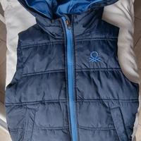 GILET IMBOTTITO CON CAPPUCCIO BENETTON