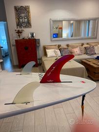 ISLAND FIN HAWAII 2+1 PINNE SURF LONGBOARD, MID