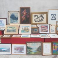 quadri vari dipinti tele stampe